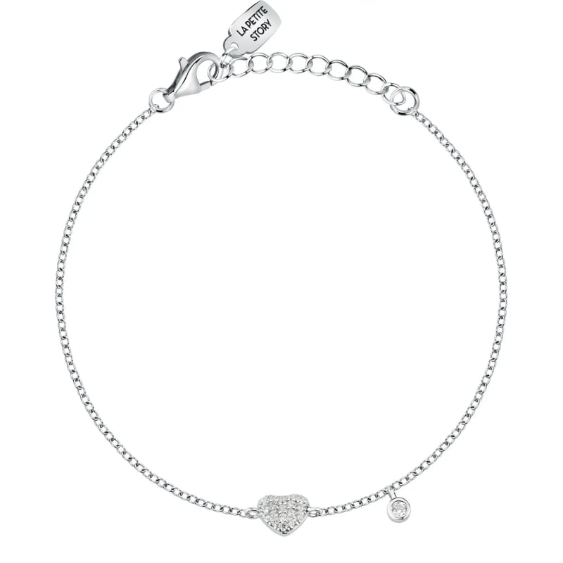 Dámský stříbrný náramek Srdce se zirkony Silver LPS05AWV29 La Petite Story Dámský stříbrný náramek Srdce se zirkony Silver LPS05AWV29 La Petite Story