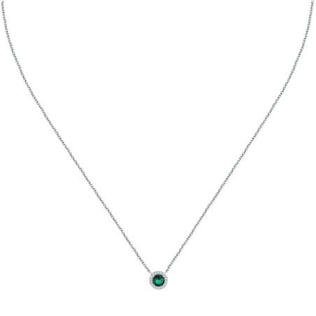 Elegantní stříbrný náhrdelník se zirkony Silver LPS10AWV06 La Petite Story