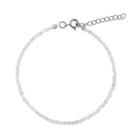 Korálkový náramek z měsíčního kamene AJKNR004 Again Jewelry