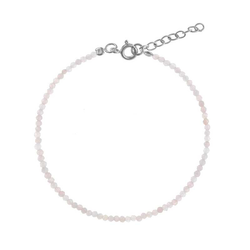 Korálkový náramek z růžového měsíčního kamene AJKNR009 Again Jewelry Korálkový náramek z růžového měsíčního kamene AJKNR009 Again Jewelry