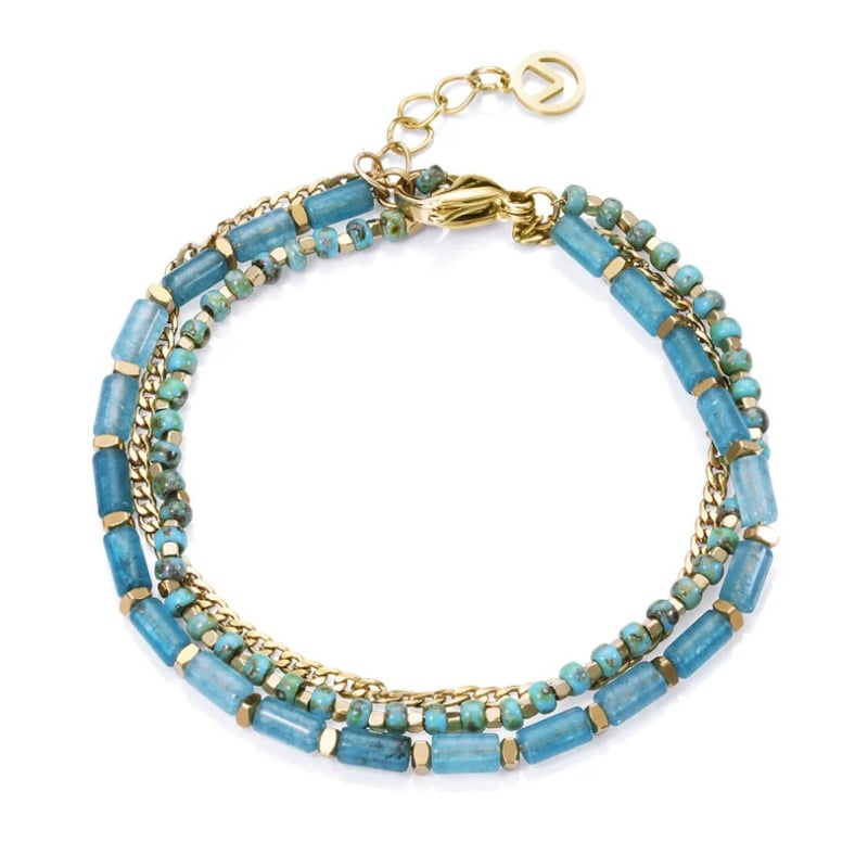 Úchvatný pozlacený trojitý náramek Kiss 14174P01016 Viceroy Úchvatný pozlacený trojitý náramek Kiss 14174P01016 Viceroy