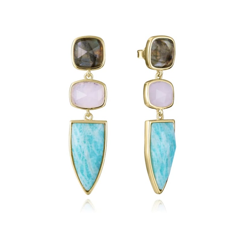 Módní pozlacené náušnice Elegant 2303E100-49 Viceroy