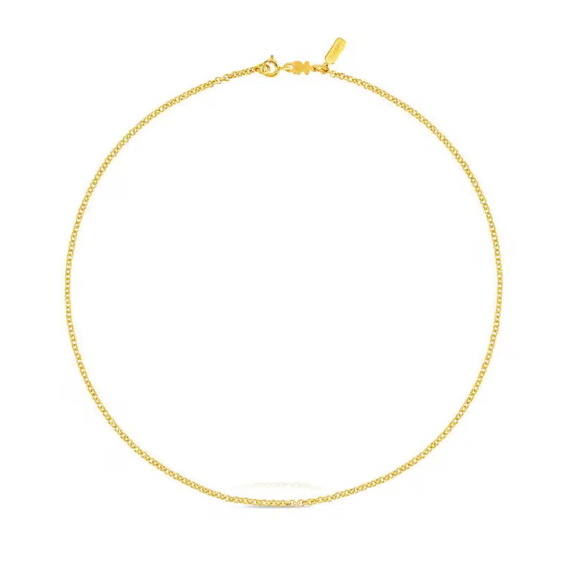 Pozlacený řetízek Rolo Chain 1003732400 Tous Pozlacený řetízek Rolo Chain 1003732400 Tous