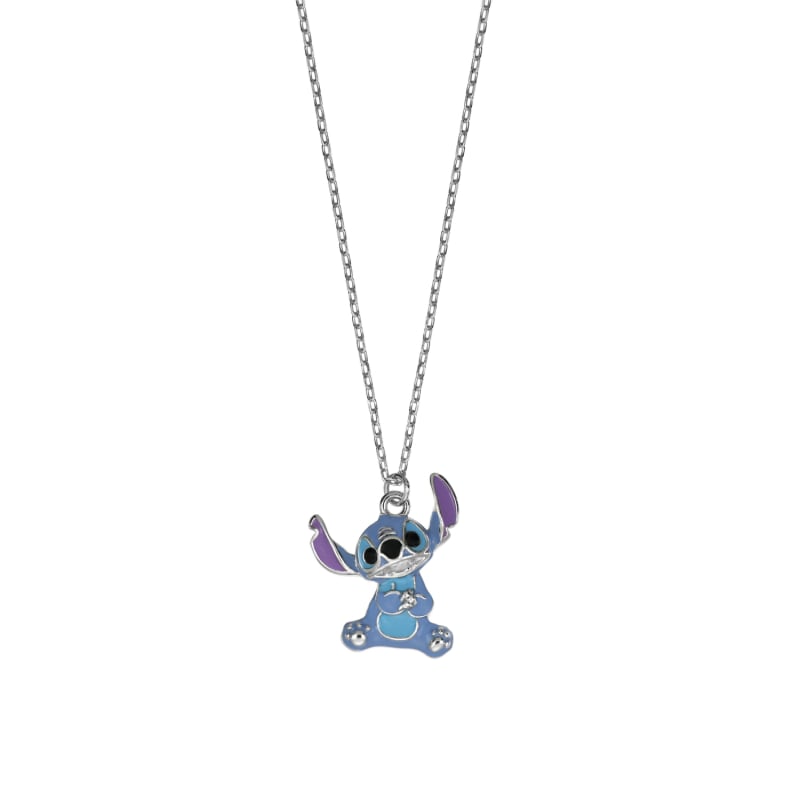 Oblíbený stříbrný náhrdelník Stitch Lilo & Stitch CS00028SRHL-P-CS (řetízek, přívěsek) Disney