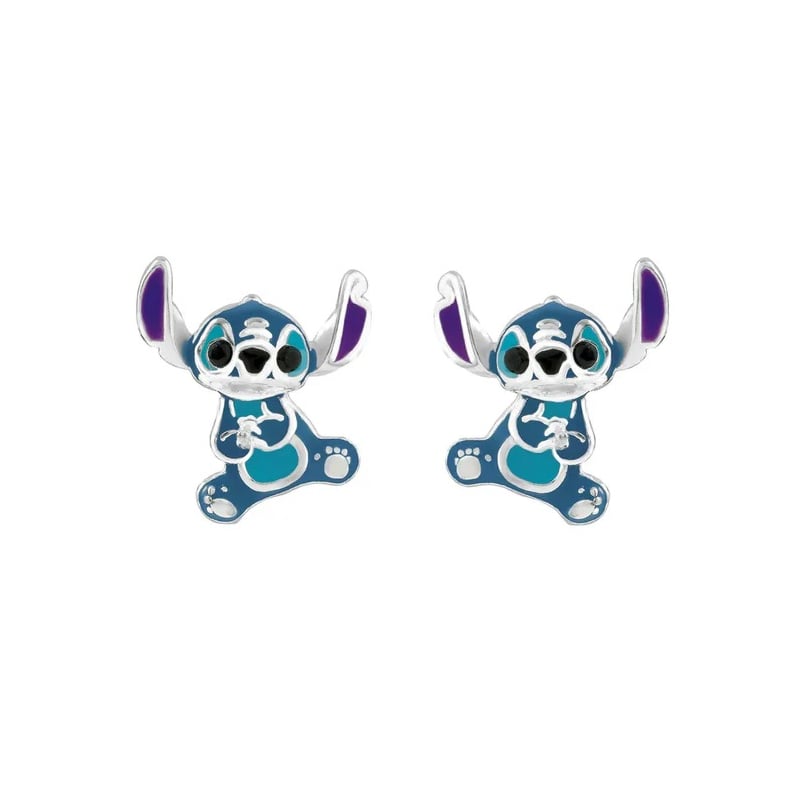 Stříbrné peckové náušnice Stitch Lilo & Stitch ES00037SRHL.CS Disney