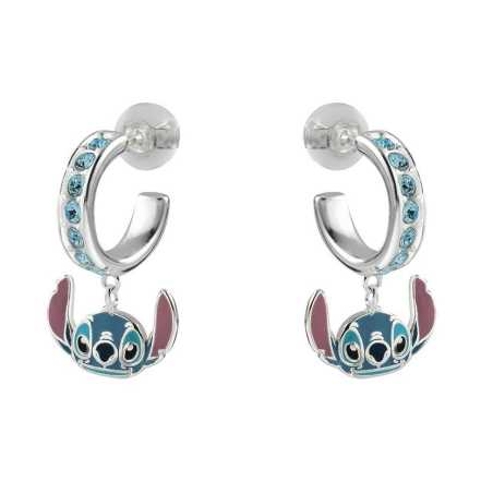 Stříbrné kruhy s přívěsky Stitch Lilo & Stitch ES00099SRQL.CS Disney