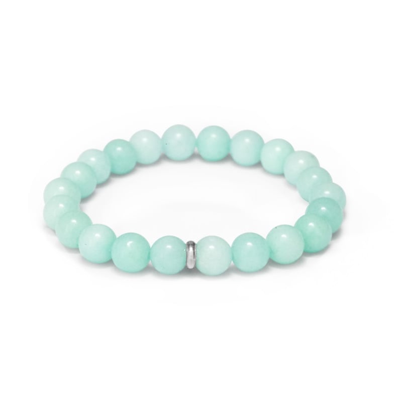 Korálkový náramek z jadeitu MINK143/17 Agato