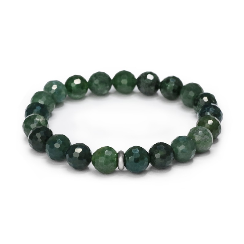 Korálkový náramek z achátu MINK149/17 Agato