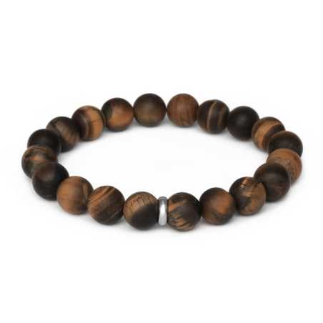 Korálkový náramek z tygřího oka MINK159/20 Agato