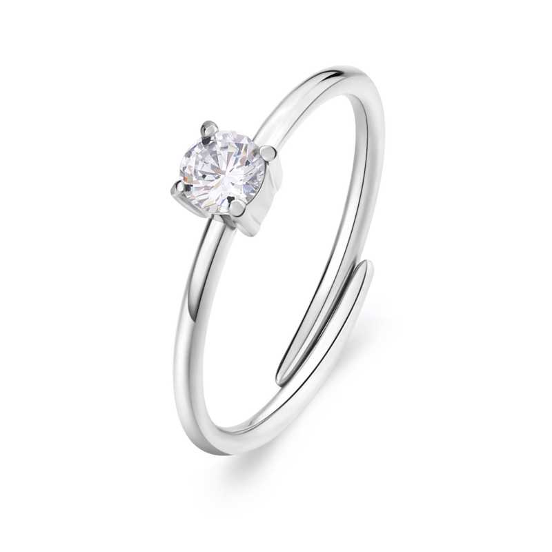 Ocelový prsten s kubickým zirkonem Dazzly SDZ31 S Agapo Ocelový prsten s kubickým zirkonem Dazzly SDZ31 S Agapo