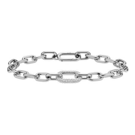 Luxusní ocelový náramek s krystaly Crystal Link DW00400608 Daniel Wellington / Délka: 17,5 cm