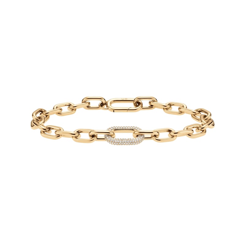 Luxusní pozlacený náramek s krystaly Crystal Link DW00400572 Daniel Wellington / Délka: 15,5 cm Luxusní pozlacený náramek s krystaly Crystal Link DW00400572 Daniel Wellington / Délka: 15,5 cm