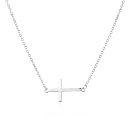 Stříbrný náhrdelník s křížkem AGS1532/47 Agato
