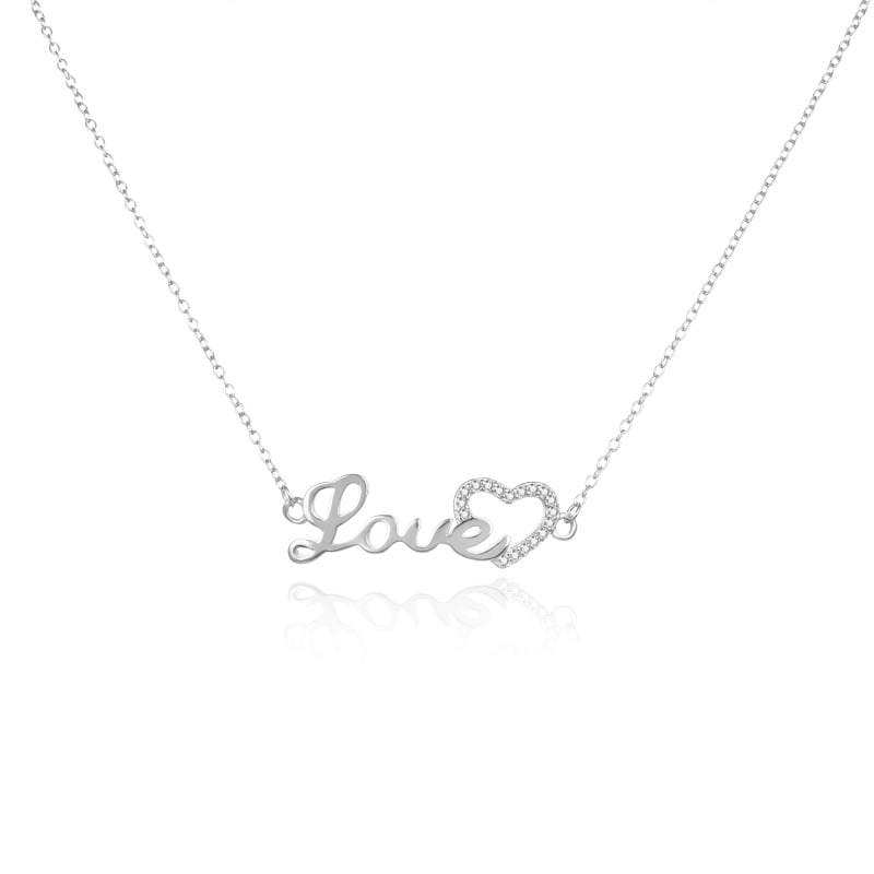 Stříbrný náhrdelník Love AGS1574/47 Agato