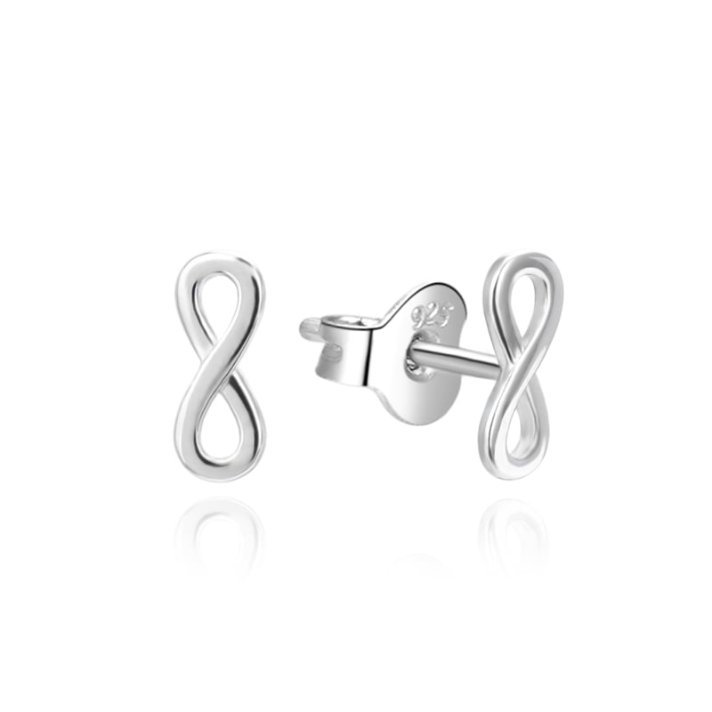Stříbrné náušnice Nekonečno AGUP3498 Agato