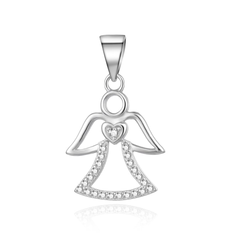 Blyštivý stříbrný přívěsek Anděl AGH764 Agato Blyštivý stříbrný přívěsek Anděl AGH764 Agato