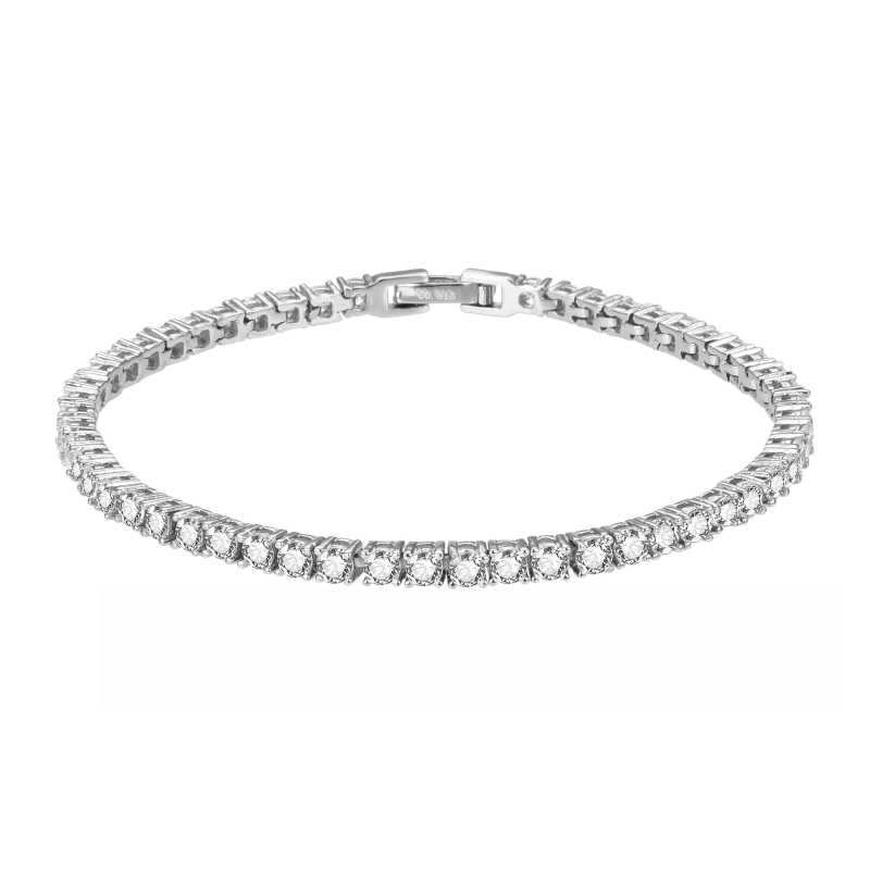 Půvabný tenisový náramek ze stříbra AGB760/18 Agato Půvabný tenisový náramek ze stříbra AGB760/18 Agato