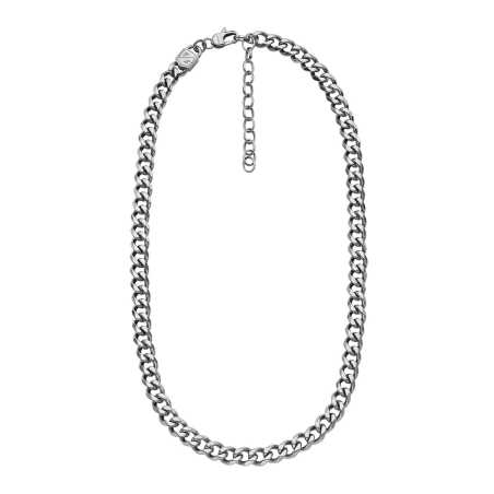 Výrazný ocelový náhrdelník pro muže Ellis JF04614040 Fossil