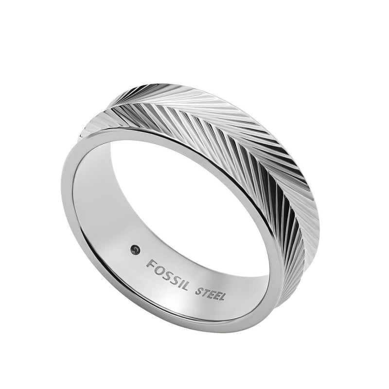 Elegantní ocelový prsten Harlow JF04667040 Fossil / Obvod: 52 mm - 52 mm