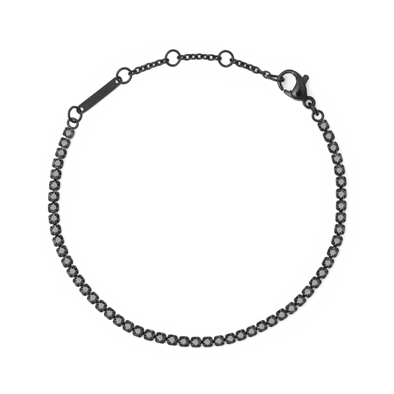 Třpytivý černý náramek s krystaly Classic Tennis DW00400810 Daniel Wellington Třpytivý černý náramek s krystaly Classic Tennis DW00400810 Daniel Wellington