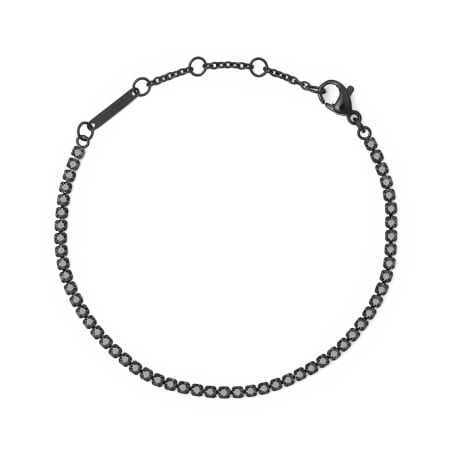 Třpytivý černý náramek s krystaly Classic Tennis DW00400810 Daniel Wellington