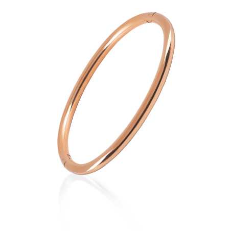 Minimalistický pevný bronzový náramek Troli