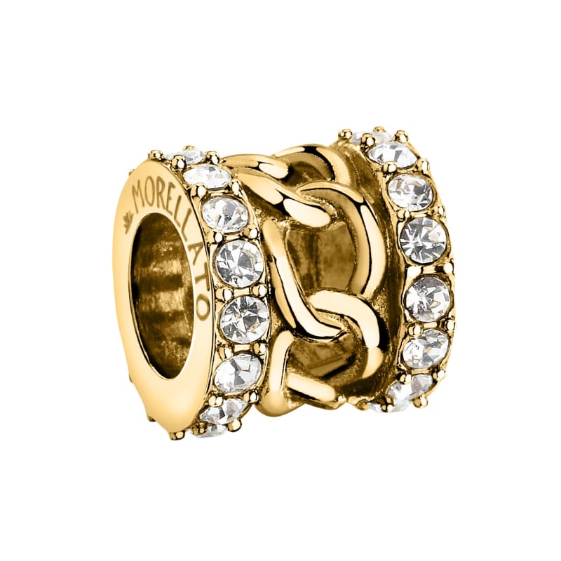 Moderní pozlacený korálek s krystaly Drops SCZ1356 Morellato