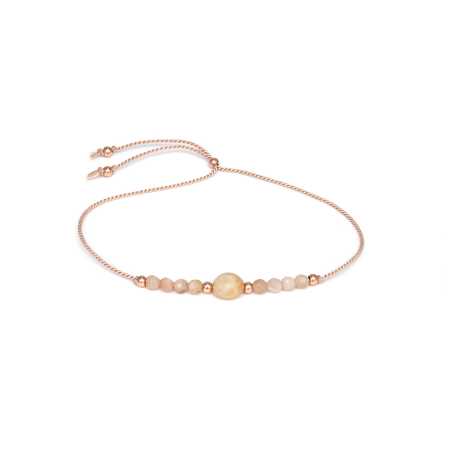 Slušivý náramek se slunečním kamenem HE01R3RG-LP Agato