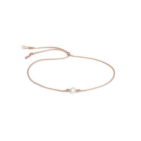 Půvabný šňůrkový náramek s říční perlou HE47R3RG-LP Agato