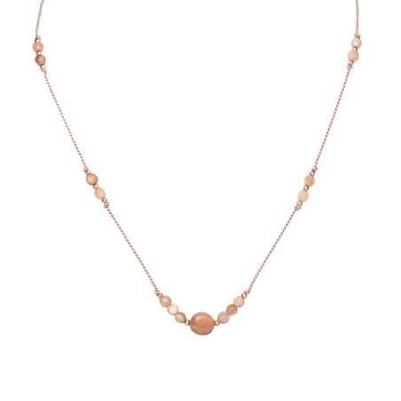 Slušivý náhrdelník se slunečním kamenem HE01K3RG-LP Agato