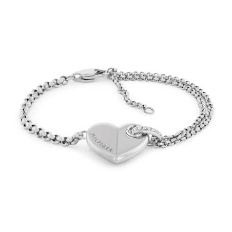 Půvabný ocelový náramek se srdíčkem Bold Heart 2780928 Tommy Hilfiger