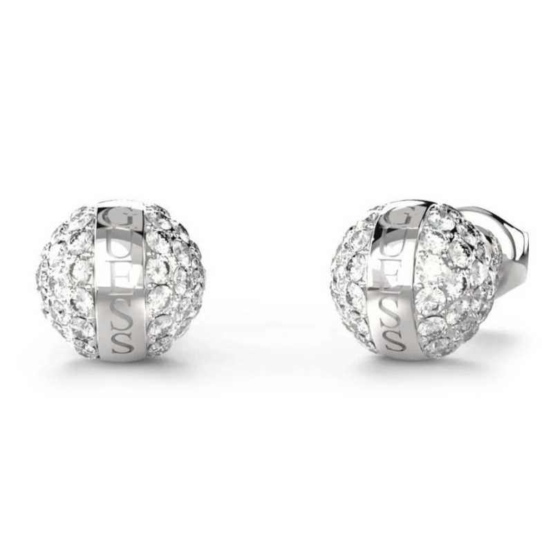 Třpytivé ocelové náušnice se zirkony Calypso JUBE04459JWRHT/U Guess Třpytivé ocelové náušnice se zirkony Calypso JUBE04459JWRHT/U Guess