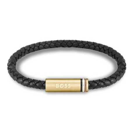 Stylový kožený náramek Ares Single 1580624 Hugo Boss