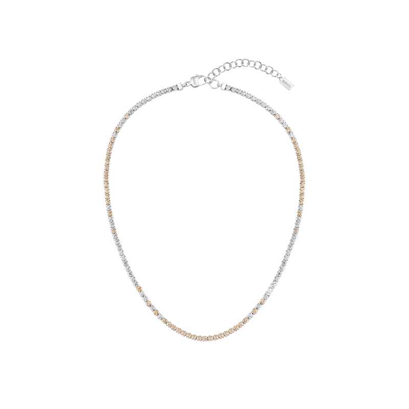 Třpytivý tenisový náhrdelník se zirkony 1580630 Hugo Boss Třpytivý tenisový náhrdelník se zirkony 1580630 Hugo Boss