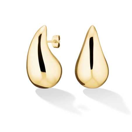 Módní pozlacené náušnice Tear Drop JETDG-J929 Rosefield