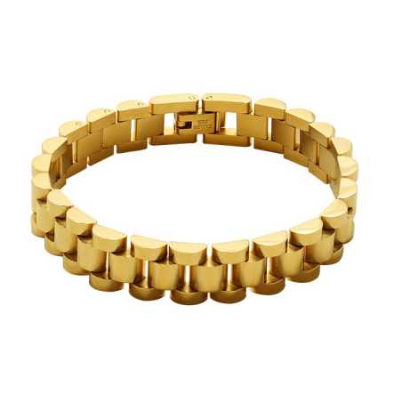 Moderní pozlacený náramek pro ženy VAAXE222G Troli