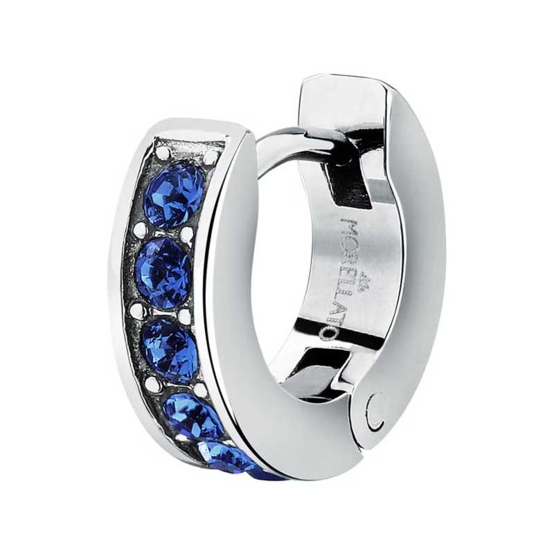 Ocelová single náušnice s modrými krystaly Motown SALS94 Morellato Ocelová single náušnice s modrými krystaly Motown SALS94 Morellato