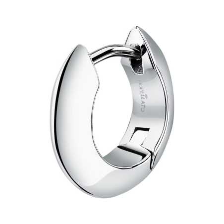 Ocelová kruhová single náušnice Motown SALS95 Morellato