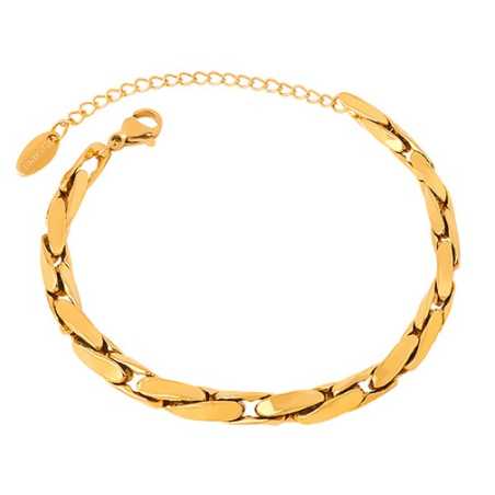 Výrazný pozlacený náramek pro ženy VAAXP1771G Troli