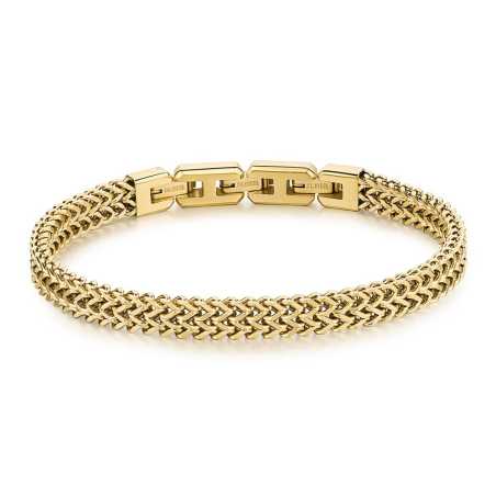 Elegantní pozlacený řetízkový náramek pro muže Ink BIK100 Brosway