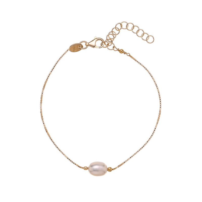Něžný pozlacený náramek s pravou perlou AL3707-Oro Alisia Něžný pozlacený náramek s pravou perlou AL3707-Oro Alisia