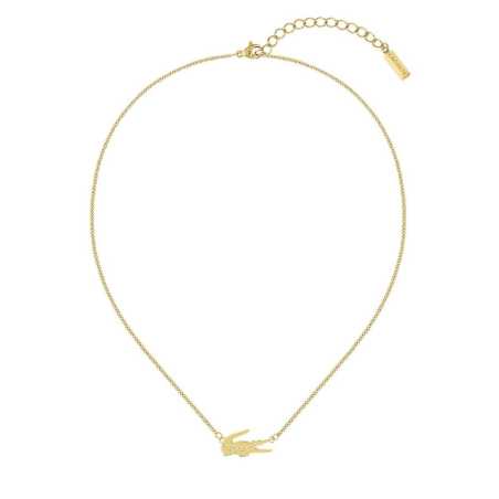 Módní pozlacený náhrdelník pro ženy Crocodile 2040044 Lacoste