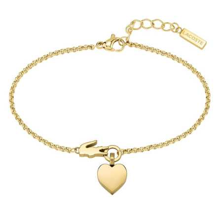 Něžný pozlacený náramek pro ženy Love My Croc 2040028 Lacoste