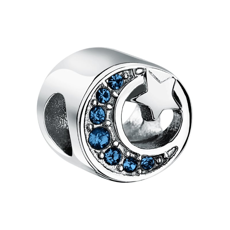 Moderní ocelový korálek s modrými krystaly Drops SCZ1368 Morellato Moderní ocelový korálek s modrými krystaly Drops SCZ1368 Morellato