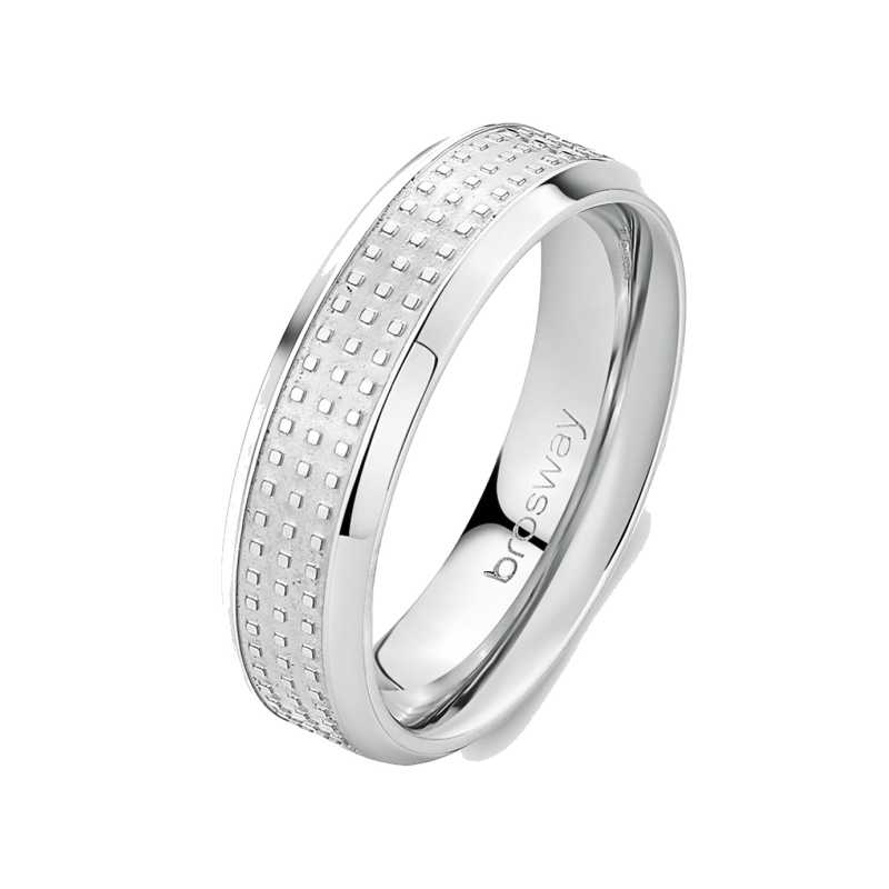 Moderní pánský prsten z oceli Bullet BUL66 Brosway / Obvod: 59 mm - 59 mm Moderní pánský prsten z oceli Bullet BUL66 Brosway / Obvod: 59 mm - 59 mm