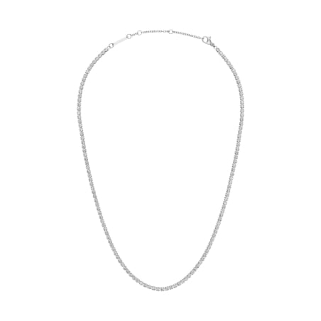 Třpytivý ocelový náhrdelník s krystaly Classic Tennis DW00400389 Daniel Wellington