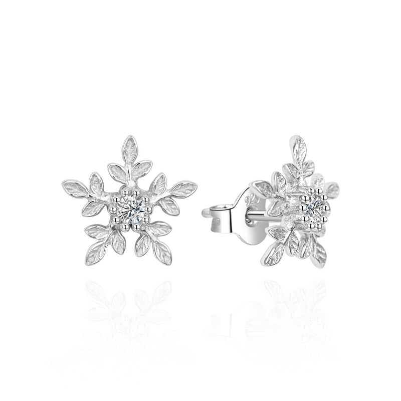 Nádherné stříbrné náušnice Sněhové vločky AGT-E013PW Agato Nádherné stříbrné náušnice Sněhové vločky AGT-E013PW Agato