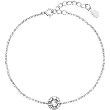 Stříbrný náramek s Preciosa krystaly 33113.1 Evolution Group