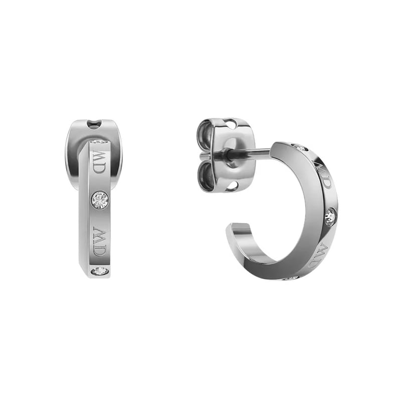 Nadčasové ocelové kruhy s krystaly Classic Lumine DW00400351 Daniel Wellington