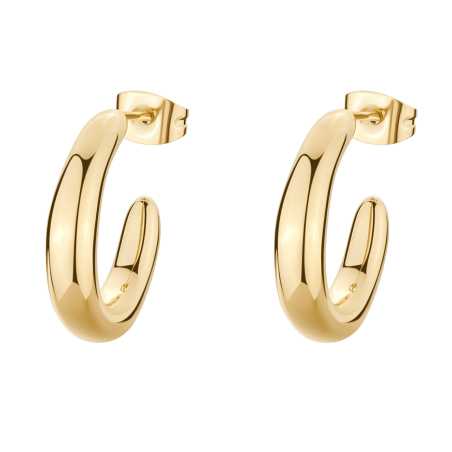 Pozlacené otevřené kruhy Essential BNL104 Brosway